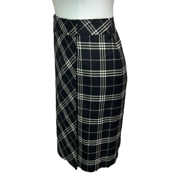 Brooks Brothers Plaid Wrap Skirt - Picture 2 of 5